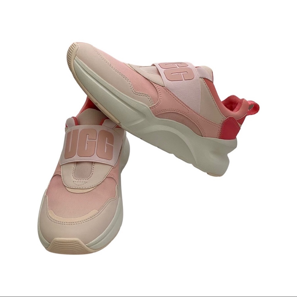 UGG LA Flex Rose Water Gradient Logo Chunky Sneakers - Picture 2 of 7